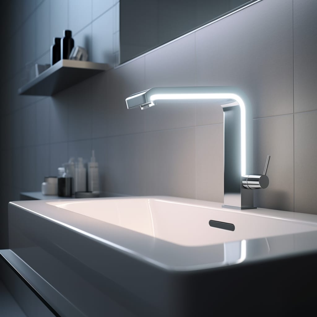 automated bathroom sink faucet