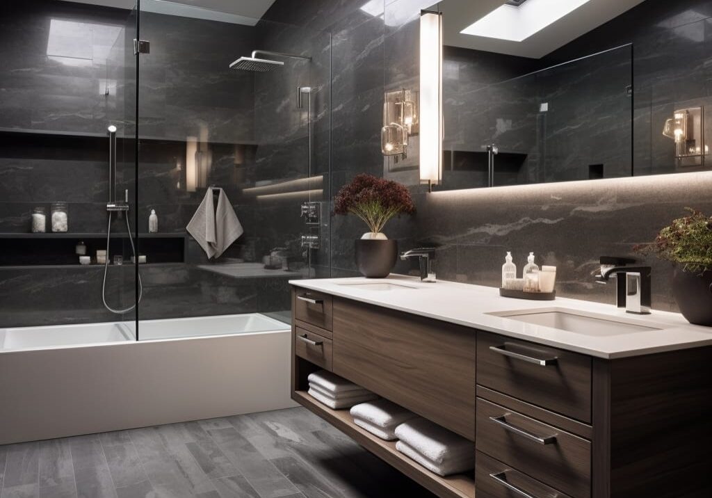 modern bathroom renovation